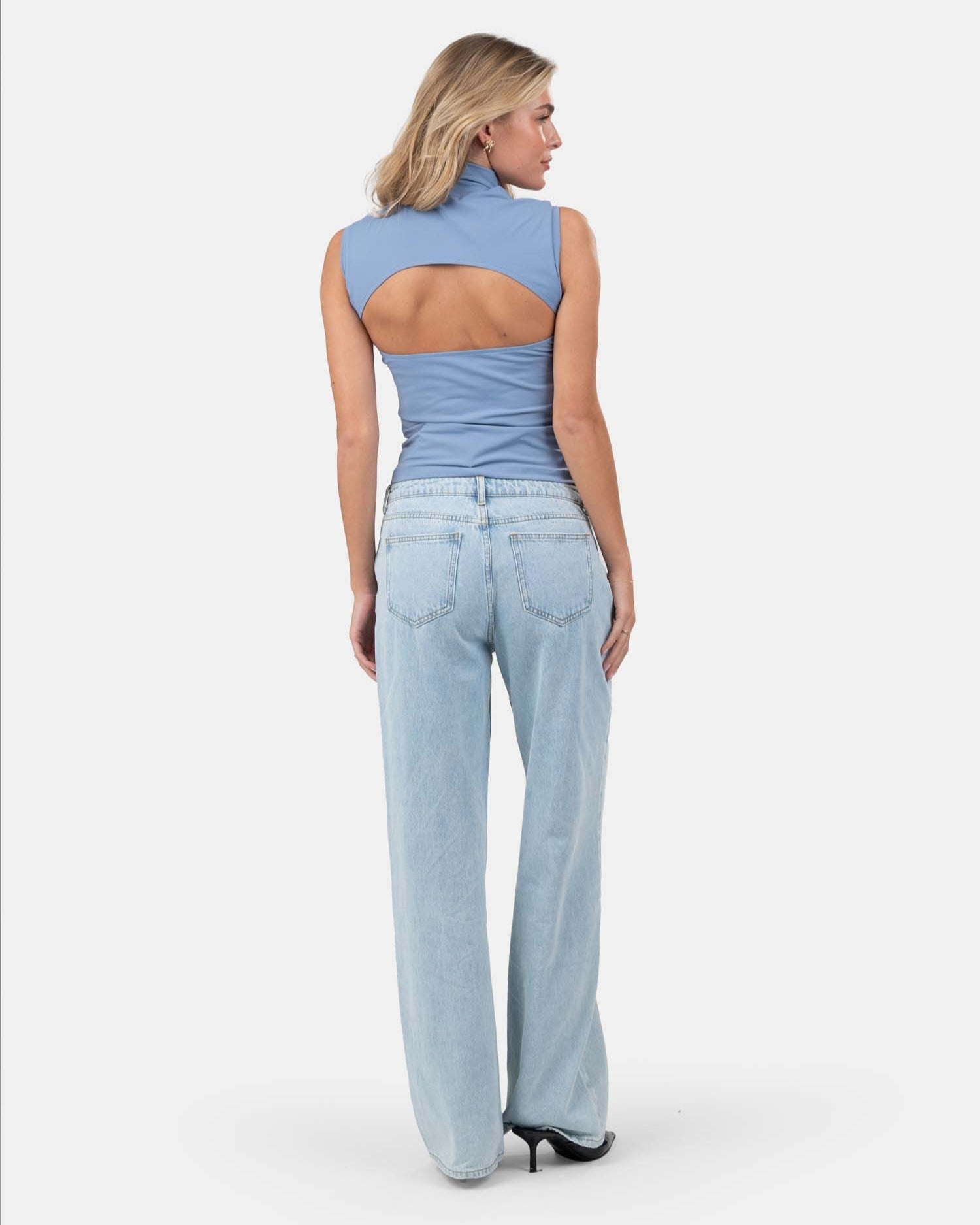 Choker Top Blå | Skagen - clothing.dk
